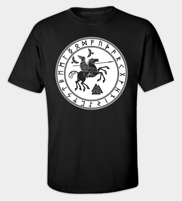 Odin Riding Sleipnir T-Shirt