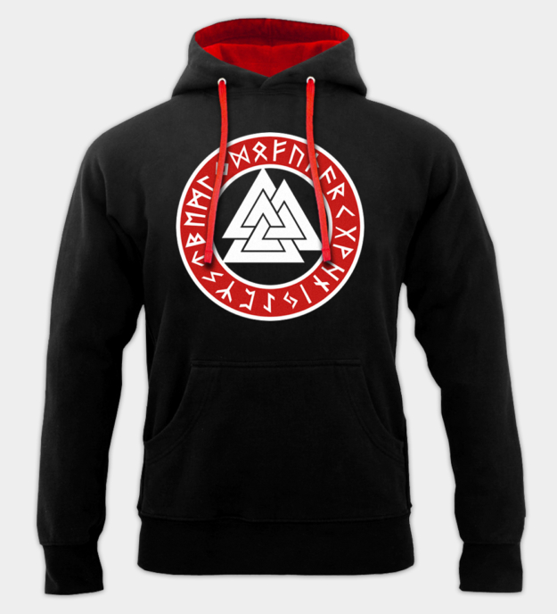 Runic Valknut Hoodie