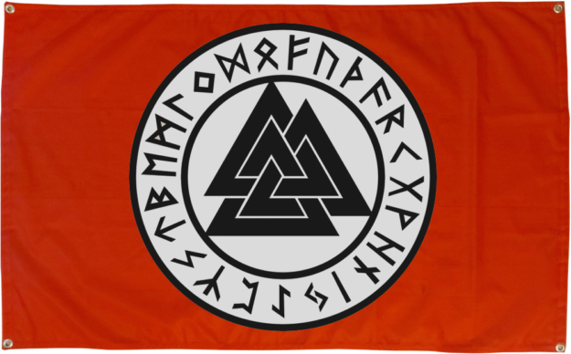 Valknut Flag