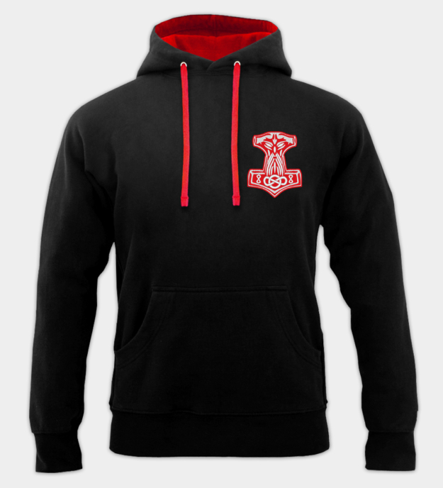Mjolnir Embroidered Hoodie