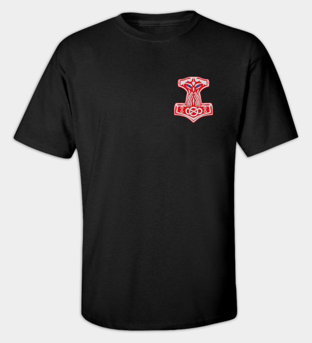 Mjolnir Embroidered T-Shirt