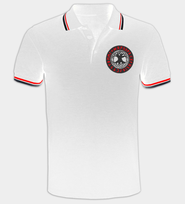 Yggdrasil Embroidered Polo Shirt