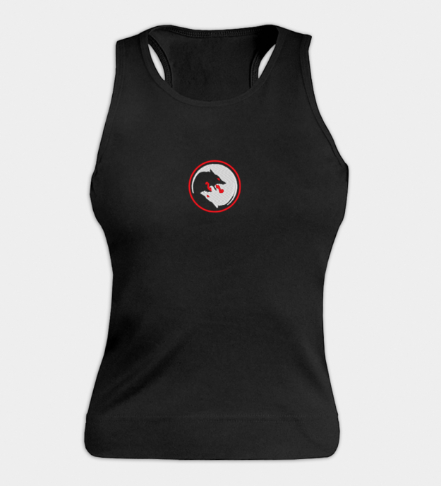 Odin's Wolves Embroidered Women’s Tank Top