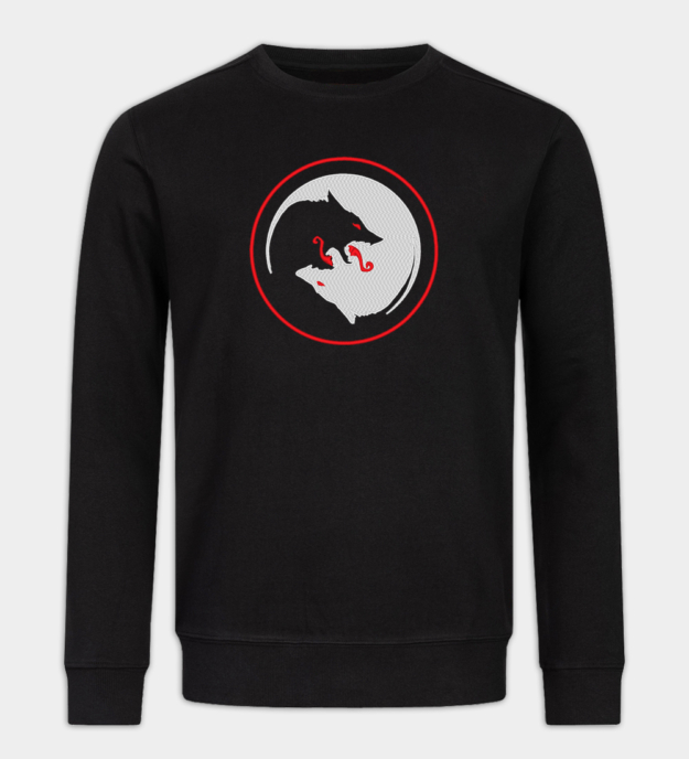 Odin's Wolves Embroidered Sweatshirt