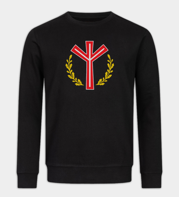 Algiz Life Rune Embroidered Sweatshirt