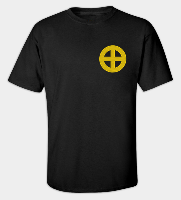 Sun Cross Embroidered T-Shirt
