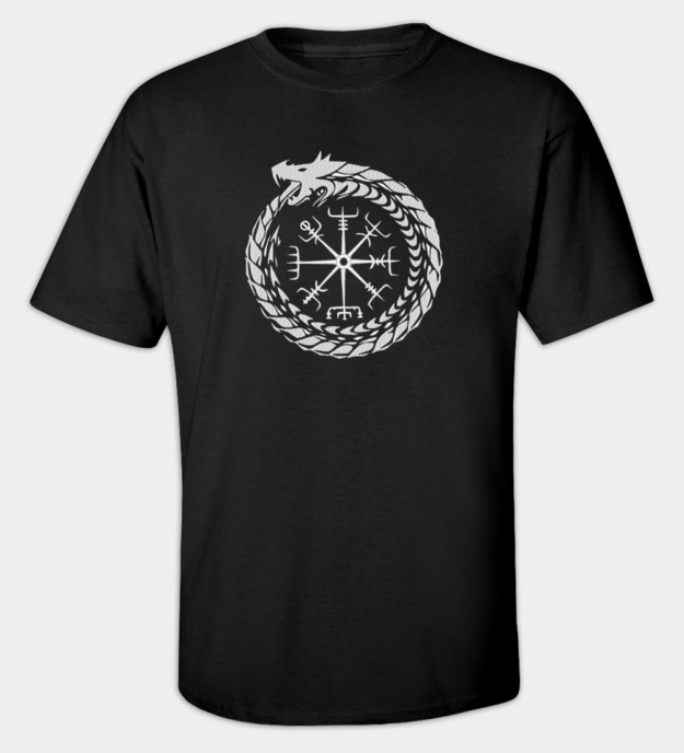 Midgard Serpent Embroidered T-Shirt